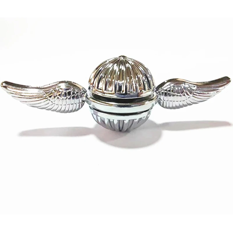 新しいフィジェットスピナーカラフルな金属合金ミュートベアリング翼航空機ハンドスピナー指先スピニングジャイロスコープストレスリリーフおもちゃ