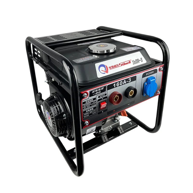 230V 1KW Variable Frequency Gasoline Power Generation Welding Machine Pure Copper Motor Mobile Hand Start Dual-purpose Welding