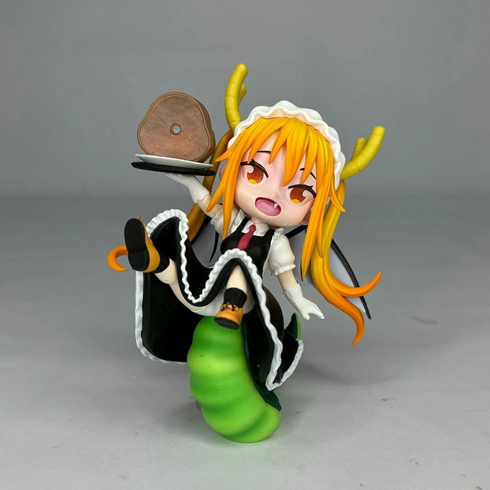 Miss Kobayashi's Dragon Maid Tohru Q Ver. PVC Action Figure Anime Figure Model Toys Collection Doll Gift