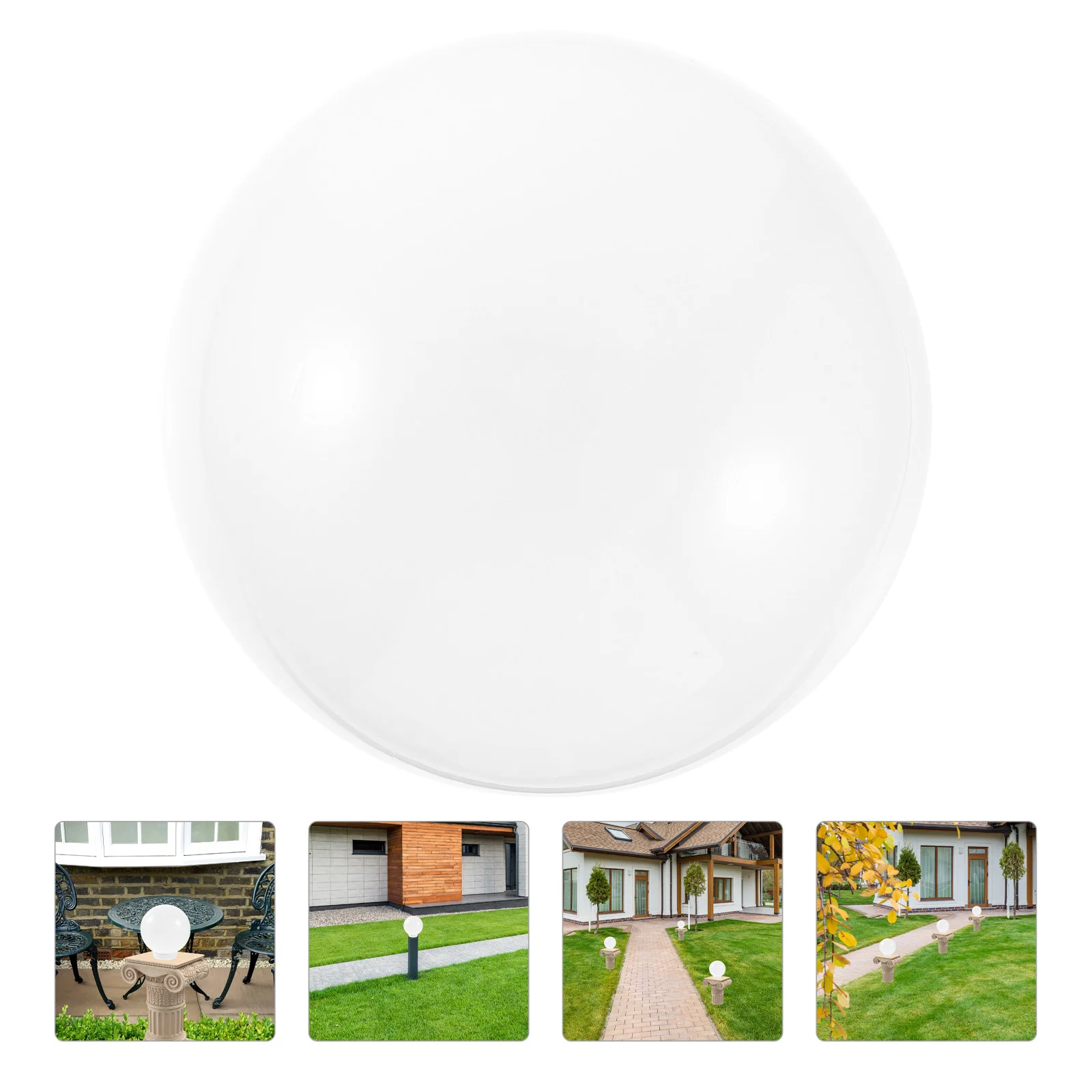 

Ball Lampshade Floor Light Wall Cover Patio Household Globe Post Home Acrylic for Covers