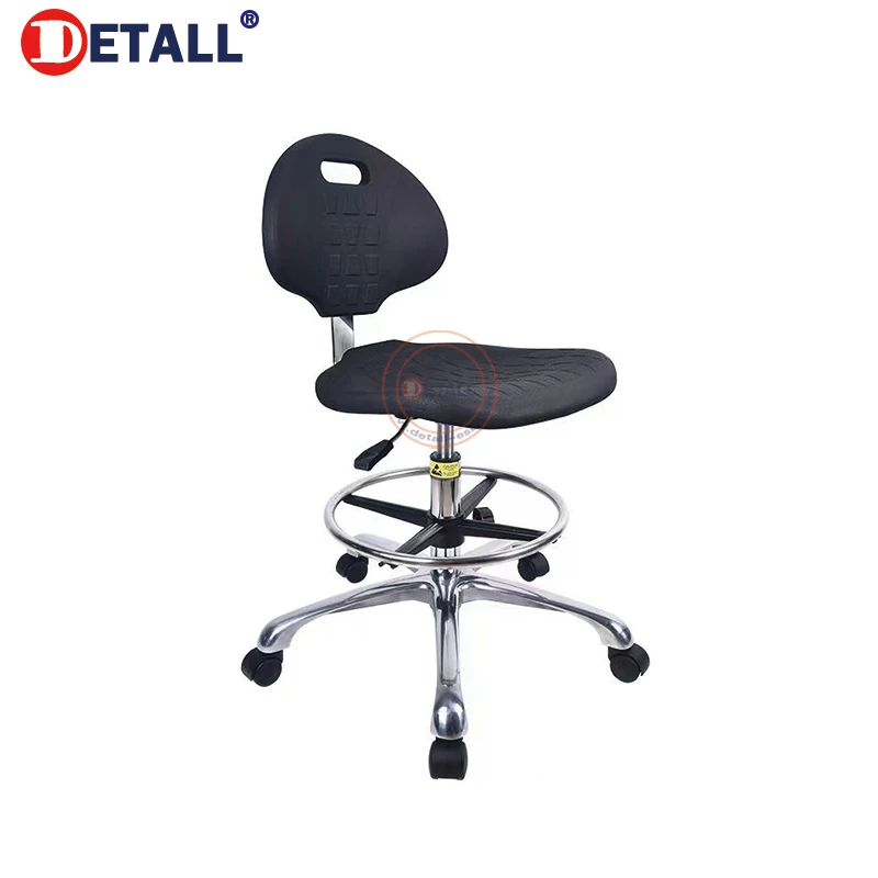 Design Manufacturing ESD Cleanroom Chair Industrial Sewing Swivel Anti Static Pu Lab Lift Chairs