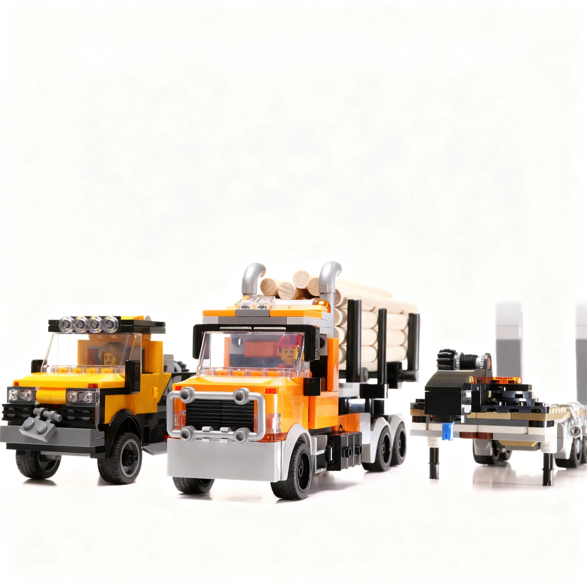 577pcs MOC Heavy Hauler SnowRunner Pack - Tow Truck Model Building Blocks Toys Construction Christmas Gift Brick 3D DIY Creative