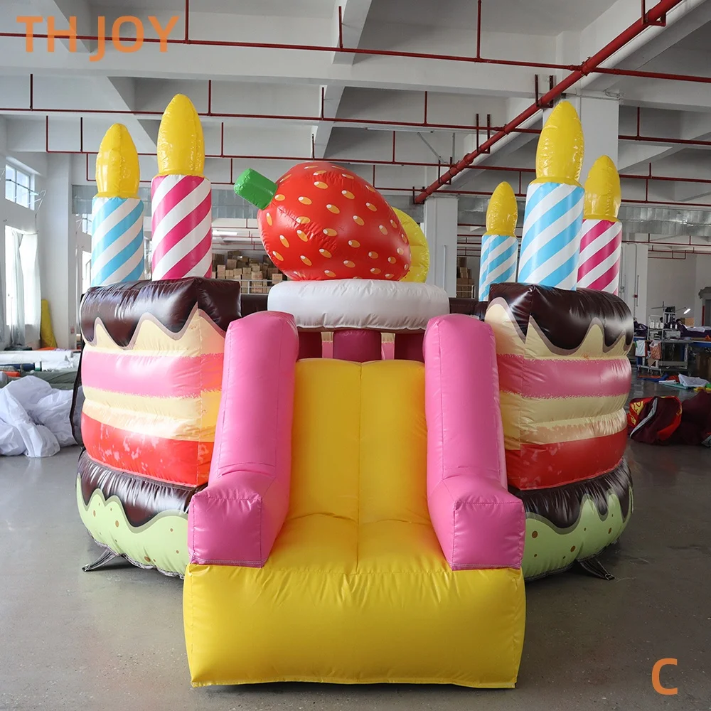 

Коммерческий торт на день рождения, надувной прыгающий замок, вечеринка, надувной надувной дом для детей