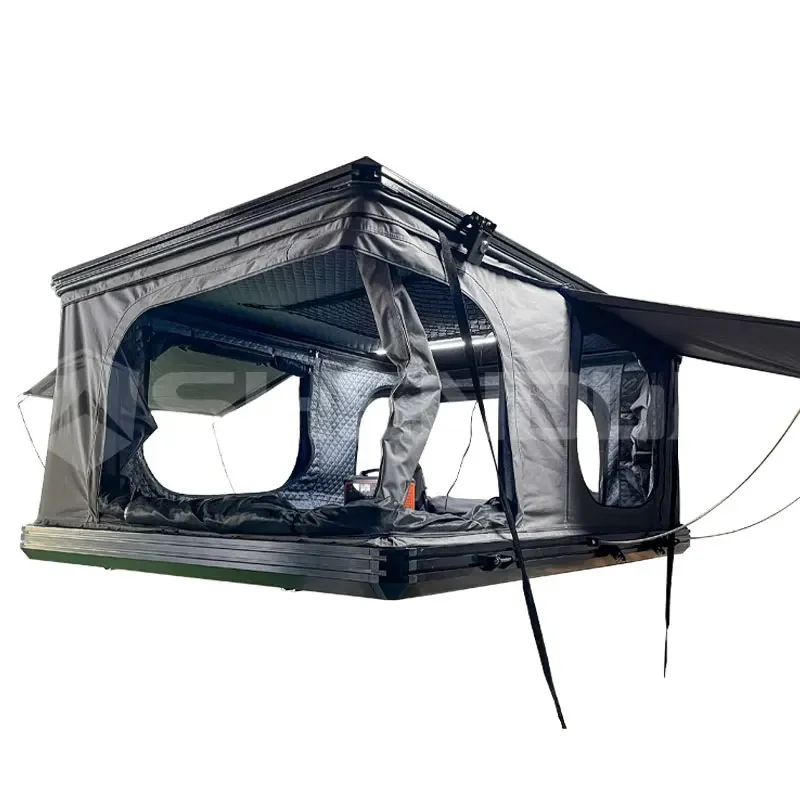 New Design Roof Car Roof Top Tent Hard Shell Aluminum 1-2 Person Folding For Camping gazebo  casa de campaña  네이처하이크 텐트