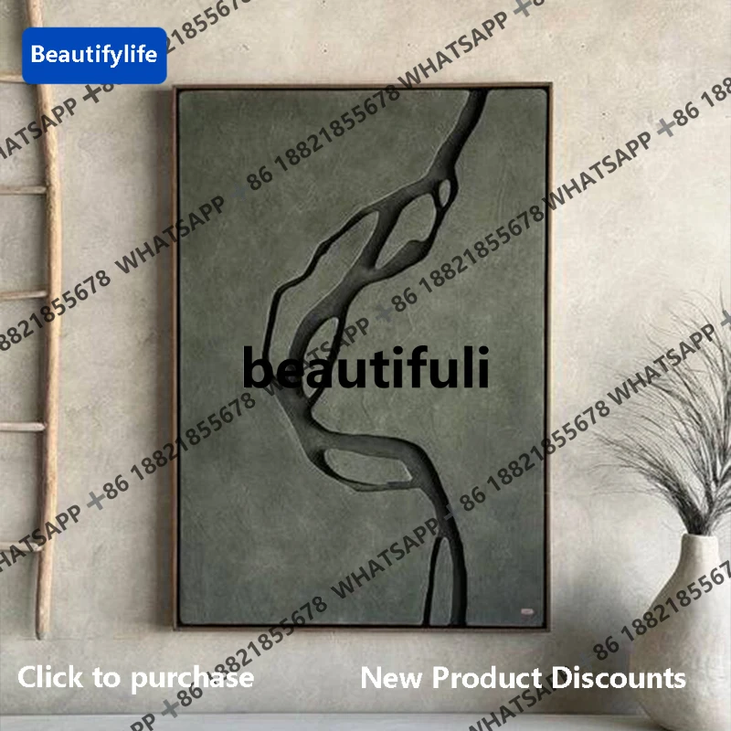 D183 The earth seriesShu Surprising and simple natural art painting decorative painting high-end villa hanging painting