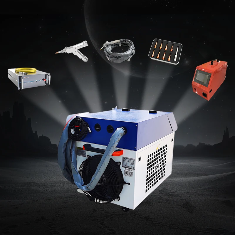 3-in-1 Handheld Fiber La ser Welding Machine 2KW Power Easy to Operate for Metal Automatic 2-Year Warranty