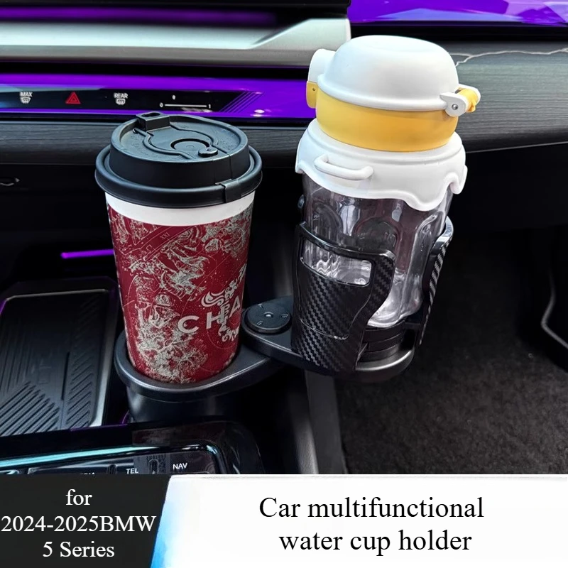 Para 2024-2025 5 Series One Point Two soporte para vasos de expansión giratorio para coche botella de bebida soporte para vasos suministros interiores