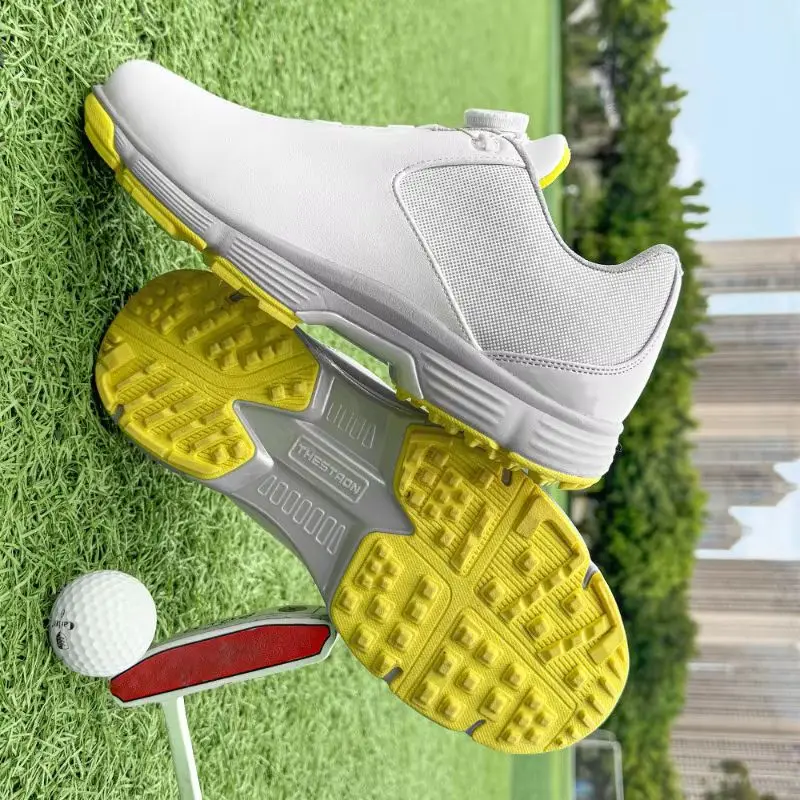 

Lightweight Male Golfing Sneakers Breathable Walking Non Slip Footwears for Training Gym Shoes