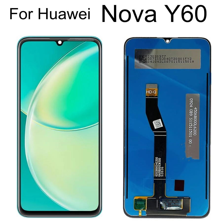 6.6  LCD For Huawei Nova Y60 LCD Display WKG-LX9 Touch Screen Assembly Replacement For Huawei Wukong-L29A LCD