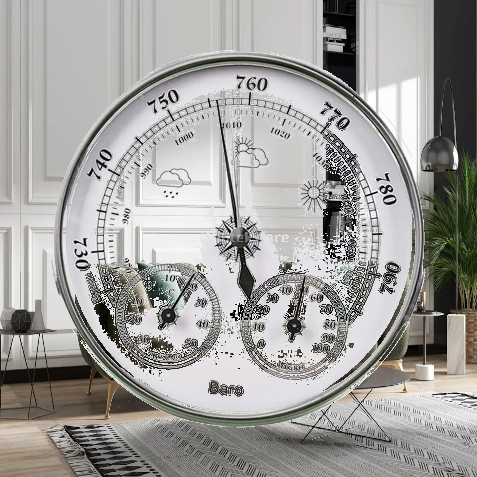 Barometer Analog Classic - Classic Analog Weather Barometer Thermometer Hygrometer