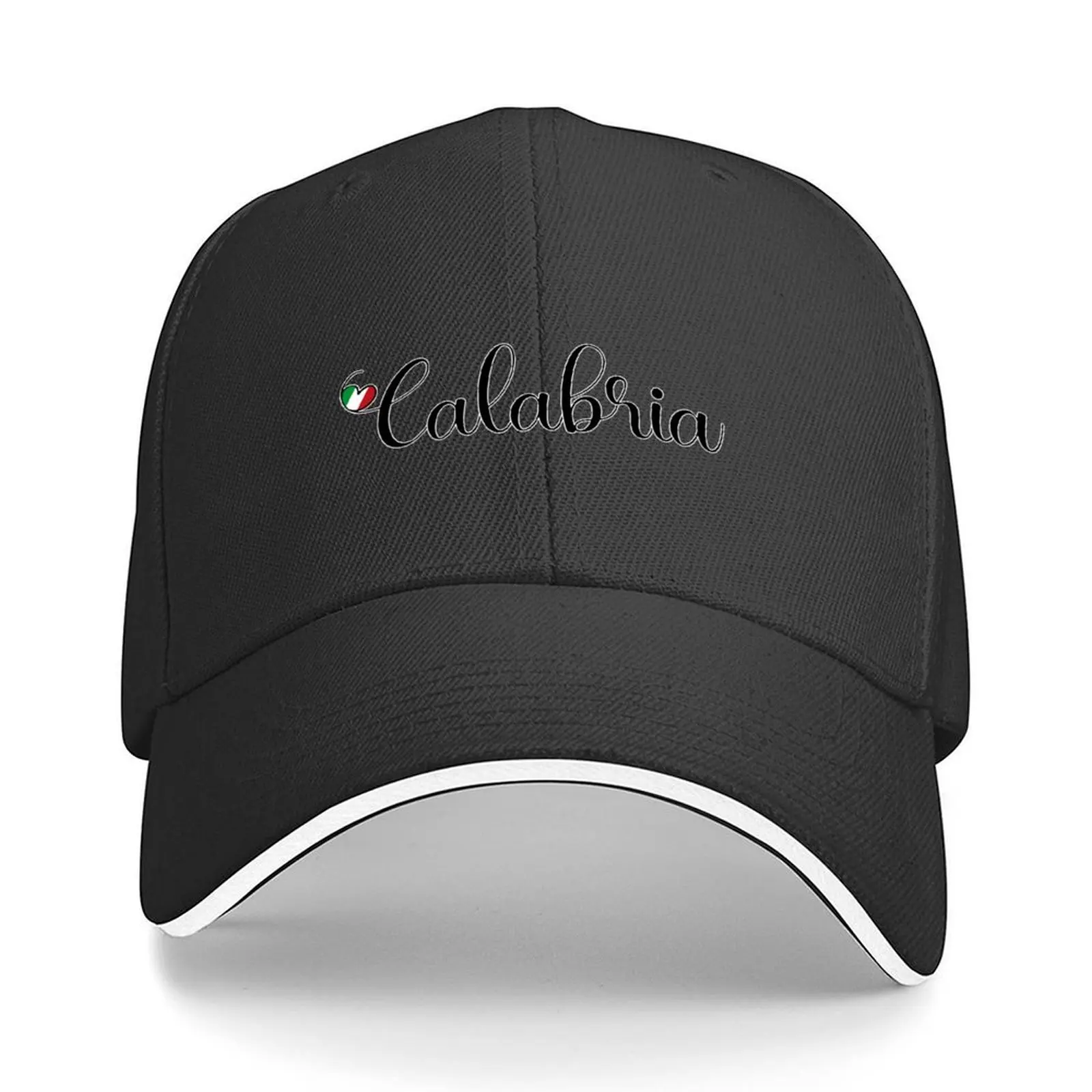 

Calabria With Italian Heart - I Love Calabria Baseball Cap |-F-| Luxury Man Hat Fashion Beach Boy Child Women's