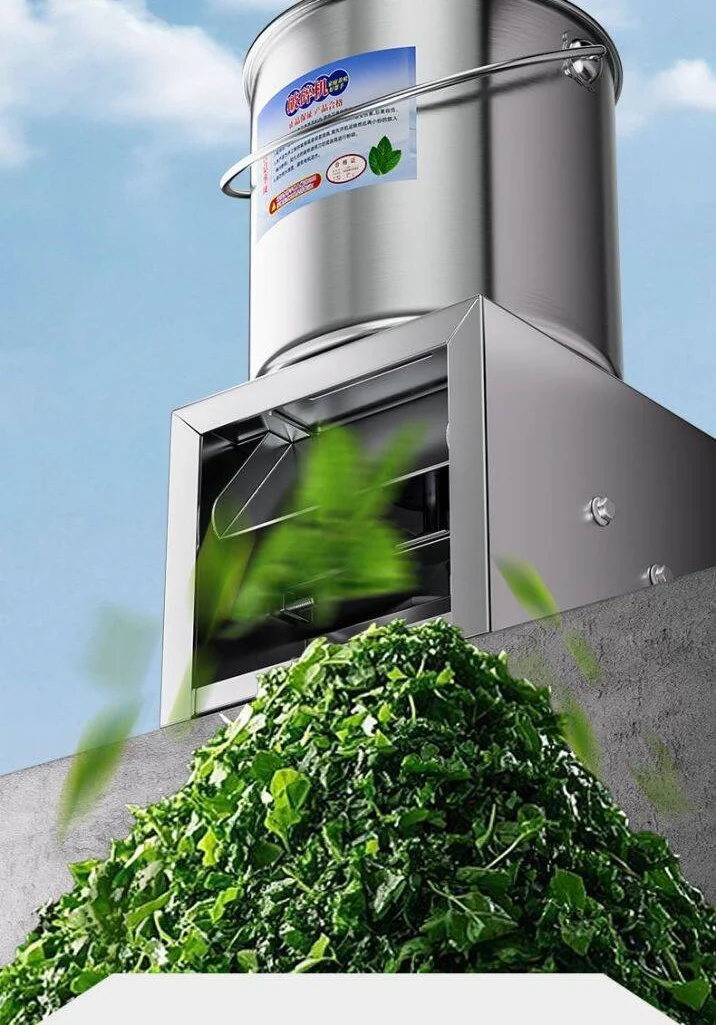 Tritatutto per verdure in acciaio inossidabile per uso domestico, taglierina per mangimi per polli, trituratore di paglia, smerigliatrice per mangimi per l'agricoltura