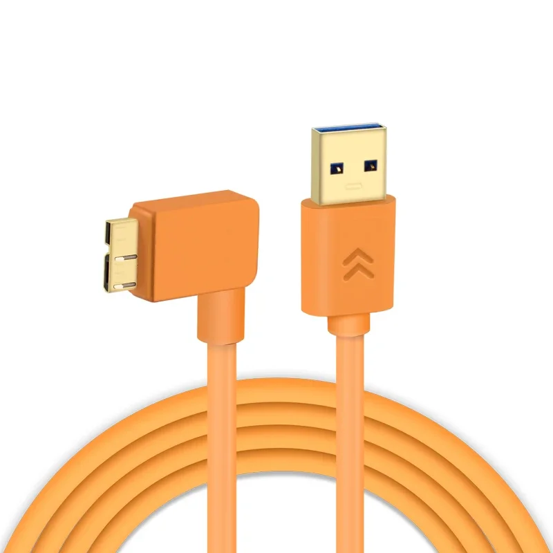 

Angled USB 3.0 Micro B Cable For Canon 5DSR 1DX2 Nikon D850 DSLR Camera Fast Charging Data Sync 3m 5m 8m 10m