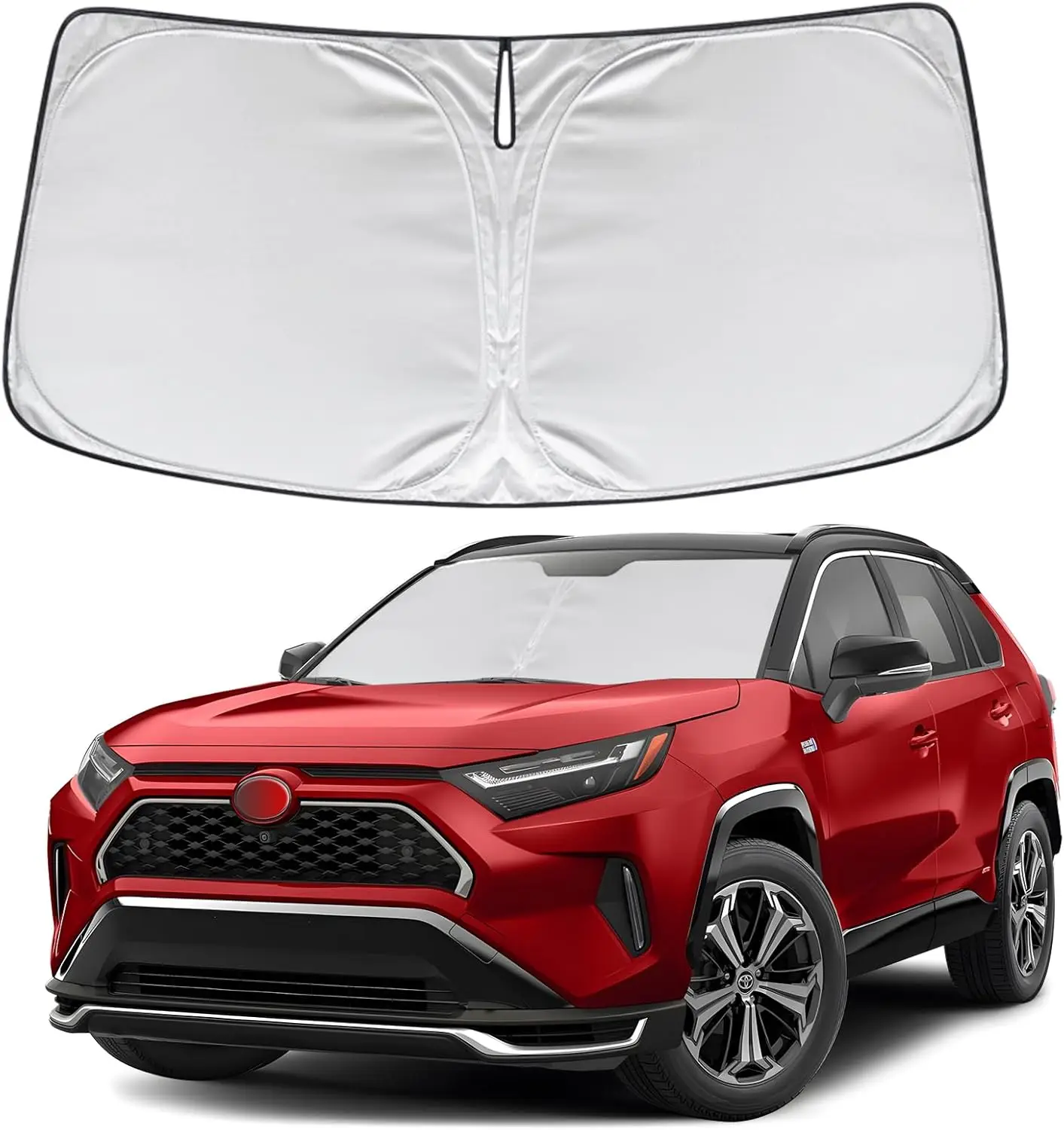 

Custom Fit Foldable Sunshade for Toyota RAV4 2019-2025 SUV Front Window Accessories