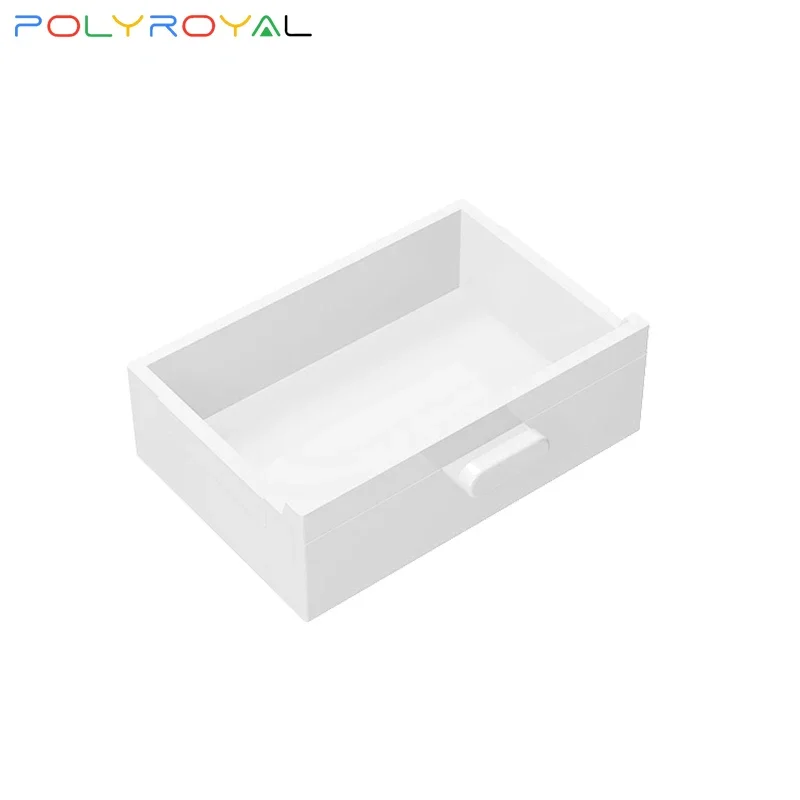 POLYROYAL Building Blocks accessories Container 2x3 drawers 10 PCS MOC Educational toys for children 4536