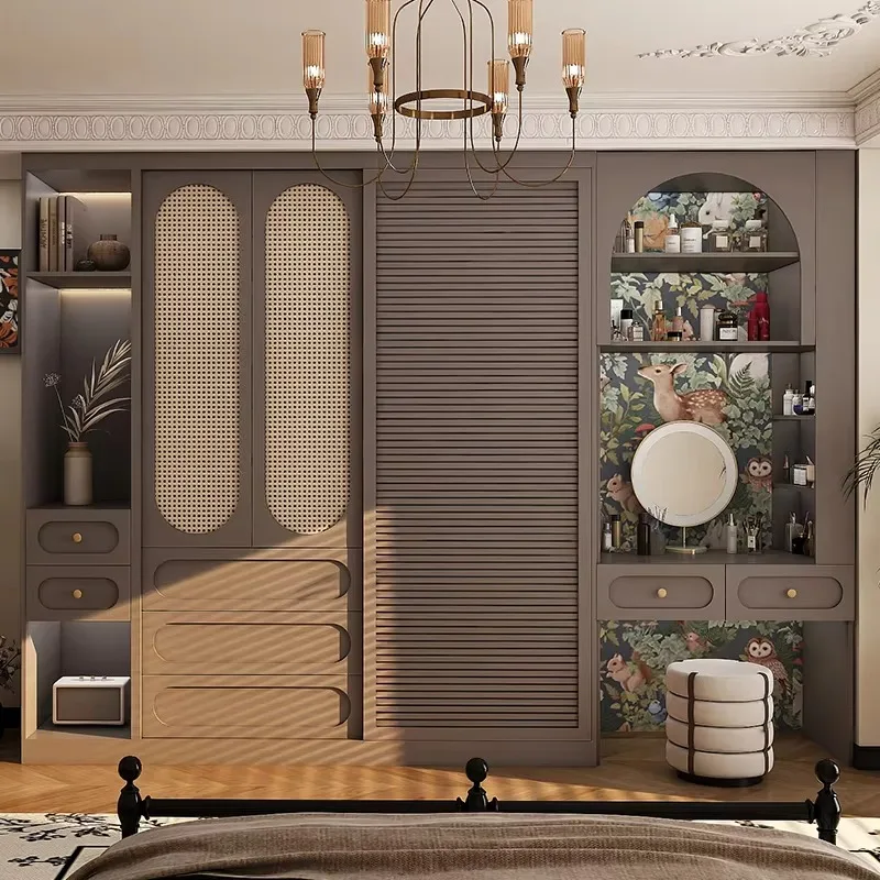 

Large Hanging Clothes Wardrobes Luxury European Storage Clothes Closet Bedroom Wooden Drawers Ropero De Madera Furniture Home