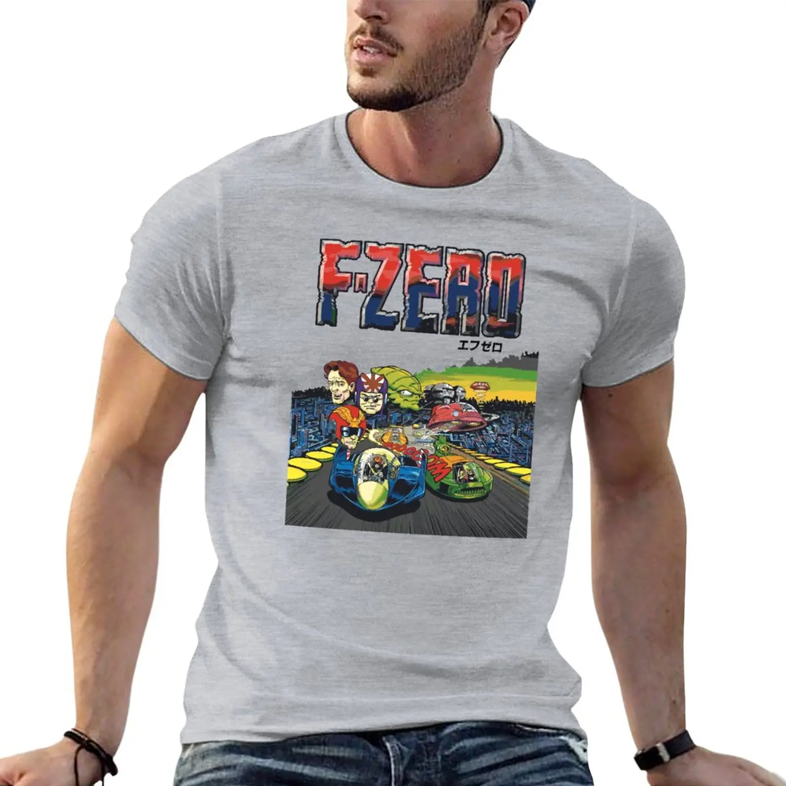 

New F-Zero (Japanese Art) T-Shirt korean fashion custom t shirts men clothings
