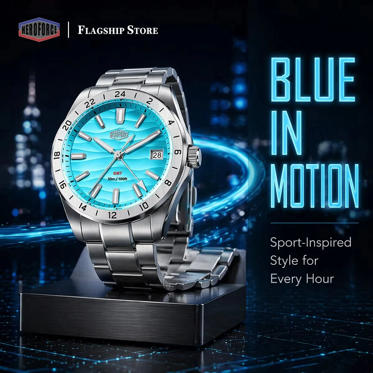 Luxury Watch La - Jam Tangan Pria HEROFORCE Kualitas Asli