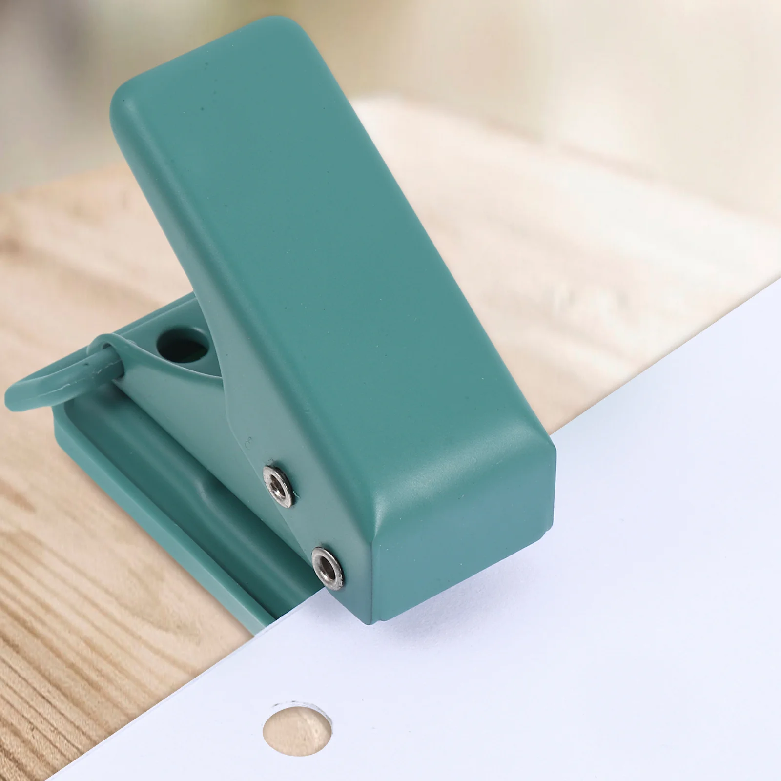 Mini-Einzellocher, handgehaltener Papierstanzer, kompakt für Studenten, Scrapbooking, DIY-Tags, Binder, Basteln, Büro, Kartenstanzer