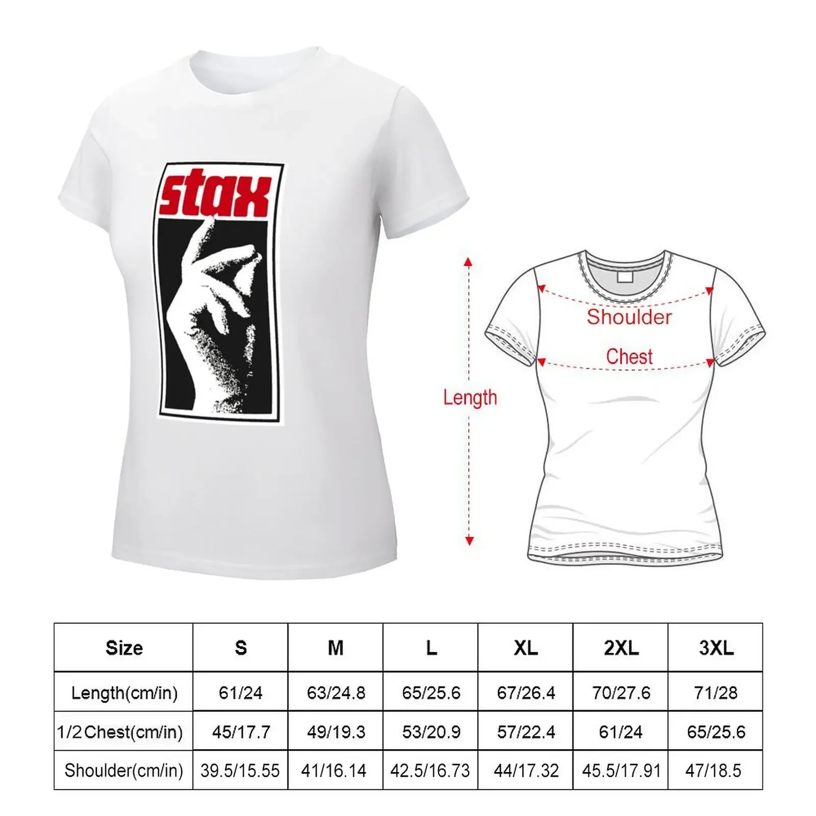 Stax Records T-shirt anime clothes aesthetic clothes oversized woman t shirt