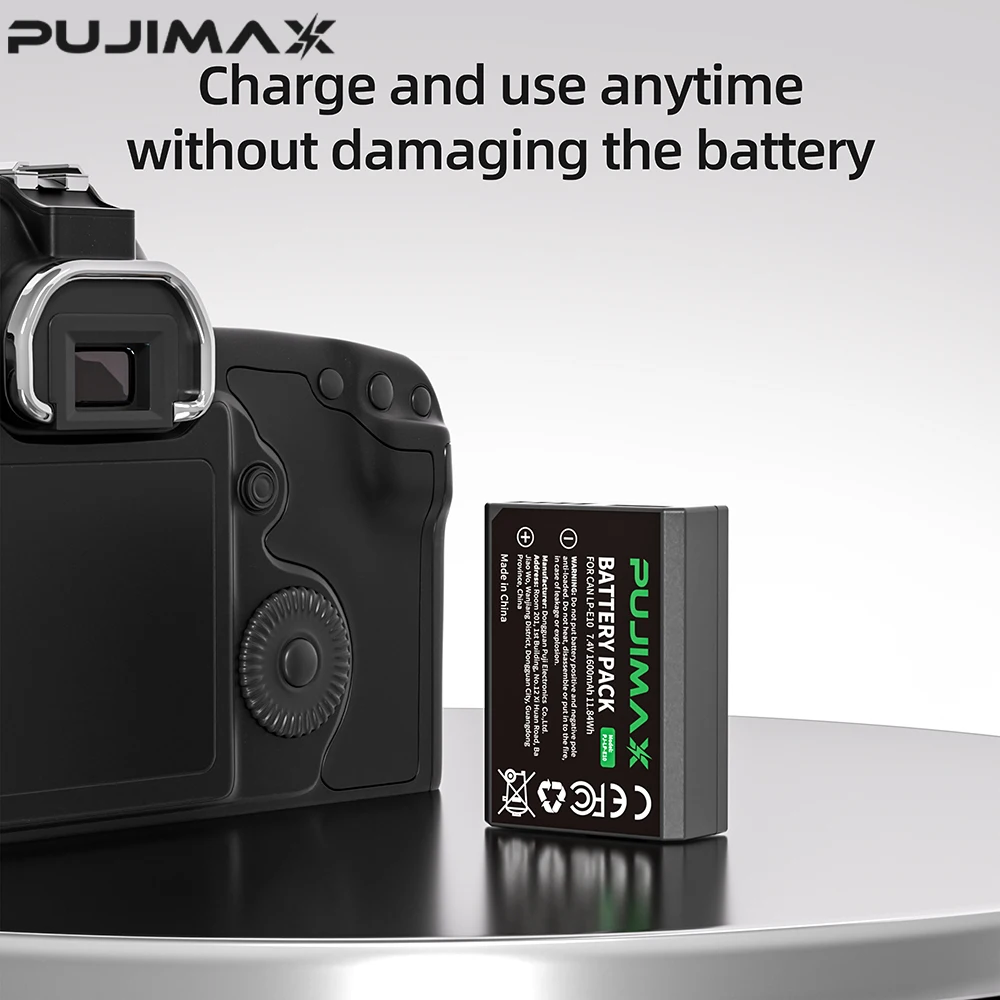 PUJIMAX 4x LP-E10 LP E10 LPE10 Camera Batteries+LCD USB Dual Charger for Canon EOS 1100D 1200D 1300D Kiss X50 X70 X80 Rebel T6