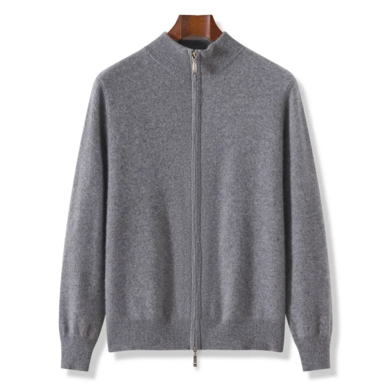 Рисунок 6 - Повседневный вязаный кардиган с воротником-стойкой