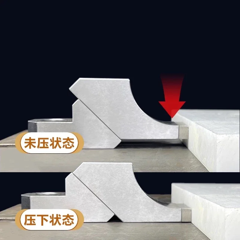 M10 CNC Side Fixture Workholding Fixturing OK Multi-function Anti Warping Station Vice Frog Clamps Flat End Bench Vice Fixturing