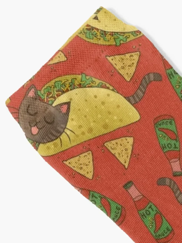 Taco Cats Socks winter gifts Stockings compression anti-slip loose Woman Socks Men's