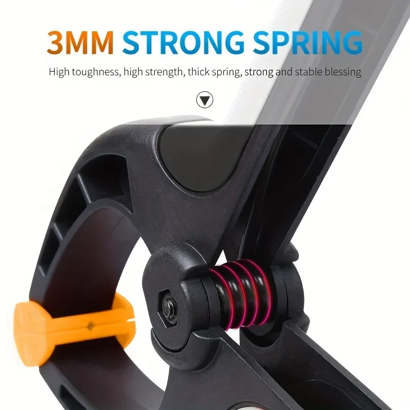 Adjustable Nylon Plastic Woodworking Clamps Set Spring Clip Carpentry Tools in Multiple Sizes - 2 3 4 6 9 Inch for Menuiserie Ou