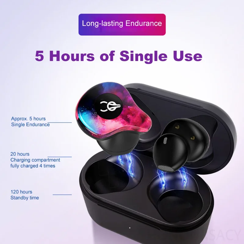 

Original Sabbat X12 Pro Bluetooth 5.0 TWS Mini Invisible Earphone Wireless IPX5 Sport Earbuds Earphone with Charging Box 750mah