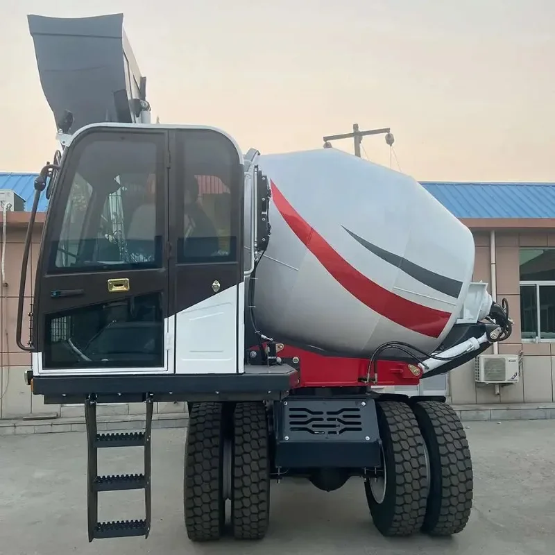 YG Portable Mobile 1-1.5m3 Self Loading Concrete Mixer Plant Self Loading Concrete Mixer Machine Truck Mounted Concrete Pump