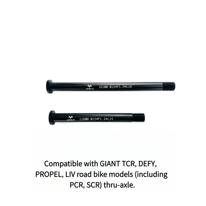 Eje Pasante Universal para Bicicleta de Carretera Giant, Compatible con los Modelos TCR DEFY PROPEL LIV SCR PCR, 12x100mm y 12x142mm
