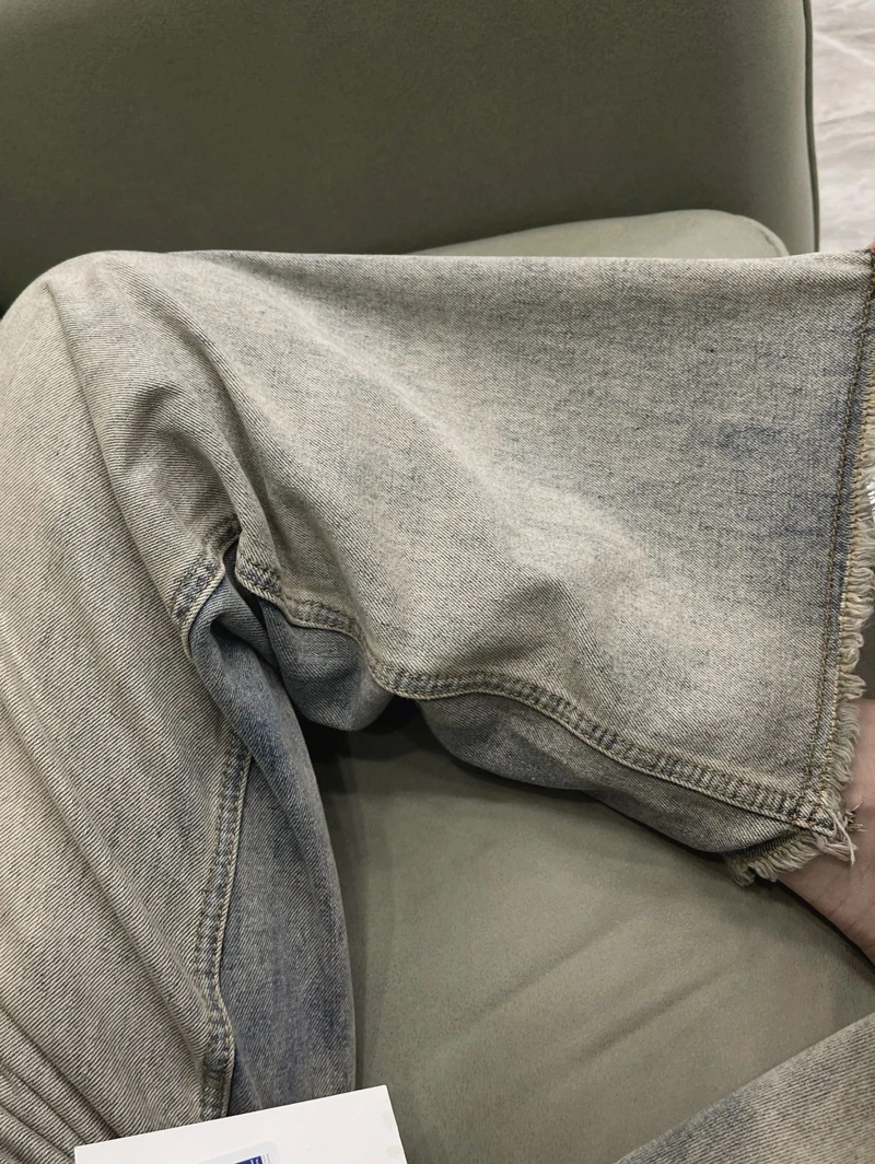 

Женские джинсы для женщин с высокой талией, палаццо, широкие драпированные брюки, струящиеся женские джинсовые брюки, модные элегантные шикарные брюки