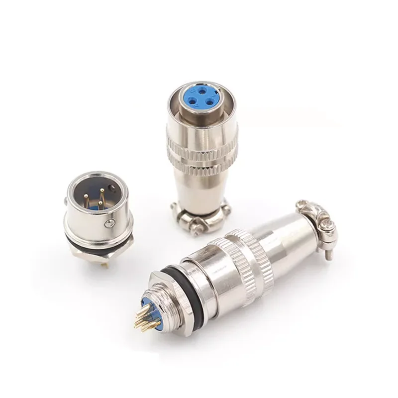 5/20PCS XS8 XS9 XS10 Aviation Connector push-pull Quick Connector 2 3 4 5 PIN Gold Plated Contact Male Female Plug Socket ﻿