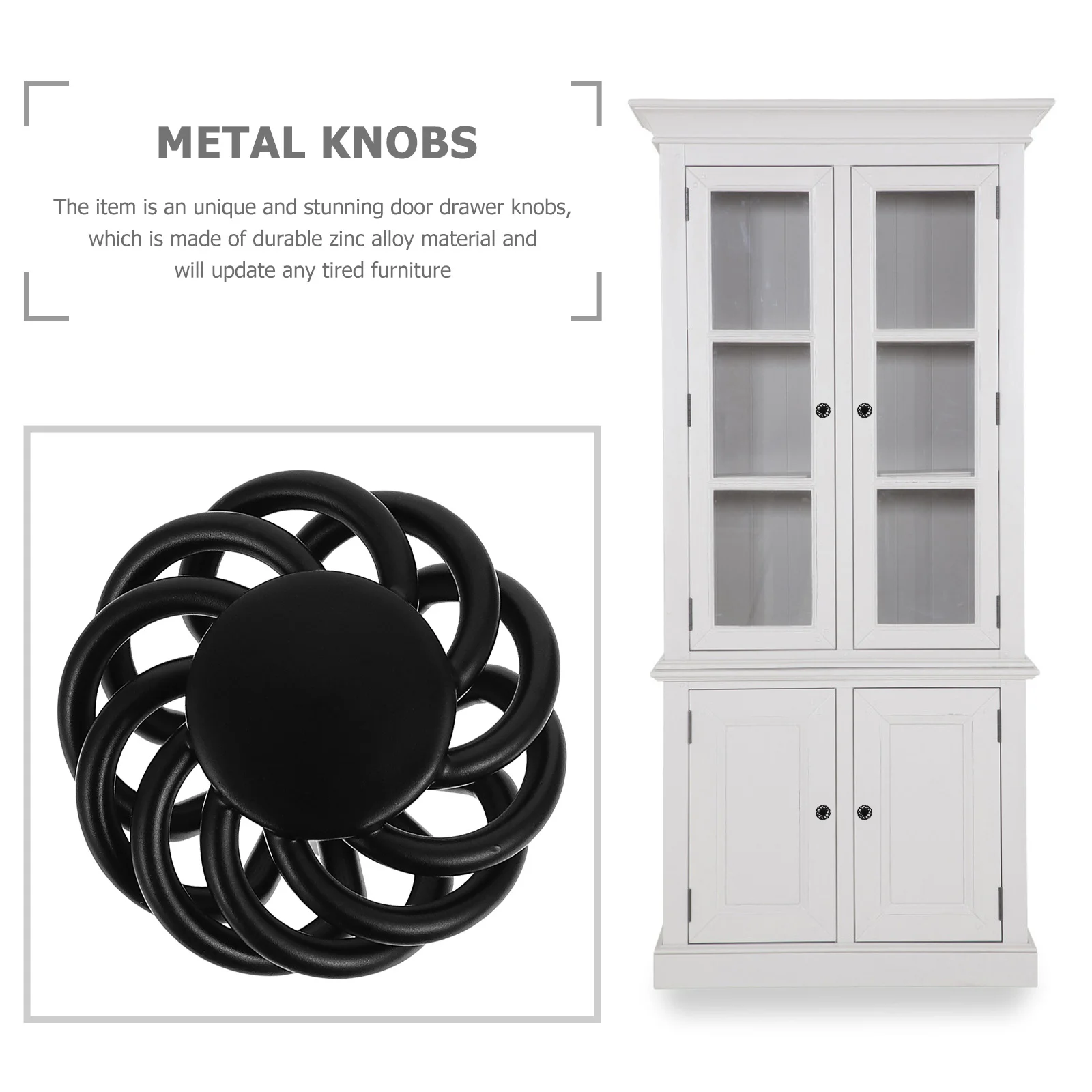 

6pcs Birdcage Round Cabinet Knobs Retro Pull Handles For Wardrobe Closet Drawer Furniture Zinc Alloy Door Pulls Durable