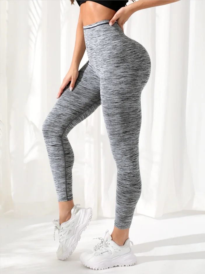 Leggings da yoga Pantaloni sportivi da allenamento Pantaloni da yoga senza cuciture Running Fitness Leggings da palestra Pantaloni per il sollevamento dell'anca
