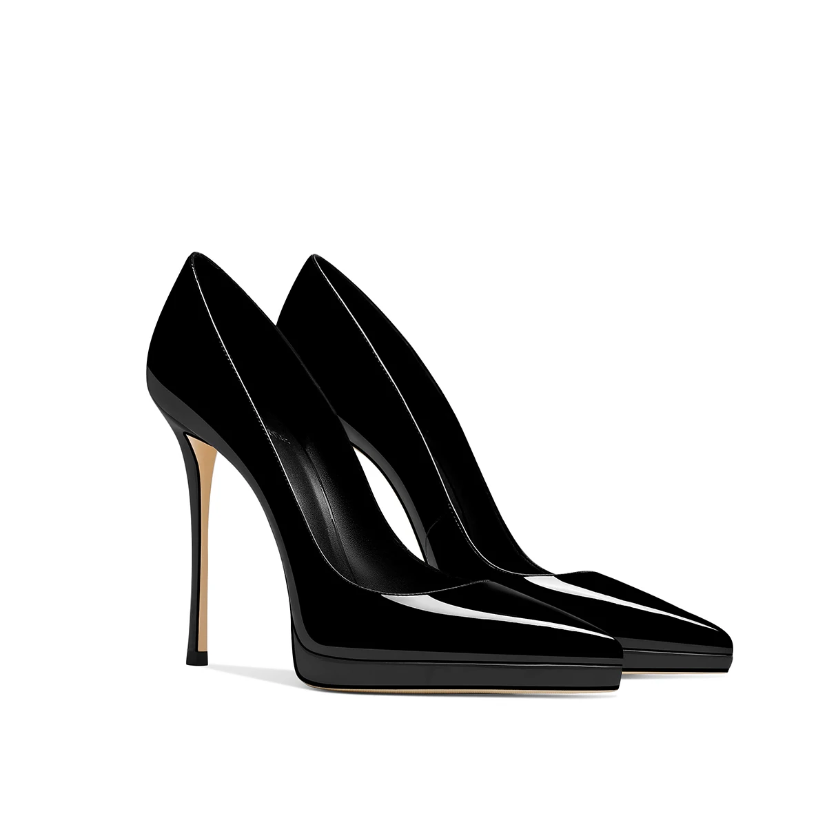 

Black Women Platforms Shoes with Thin Heel Fashion High Heeled Shoes with Platform Ladies Spring Pumps Summer Autumn Heels Club