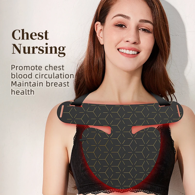 4 In 1 Met Nek Led Lichttherapie Infrarood Flexibel Zacht Masker Siliconen 4 Kleuren Led Therapie Anti Veroudering Geavanceerde Foton Masker Nieuw