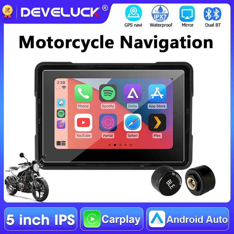 portable-5-motorcycle-gps-navigation-bluetooth-wireless-carplay-android-auto-ipx7-waterproof-display-moto-dashboard-monitor