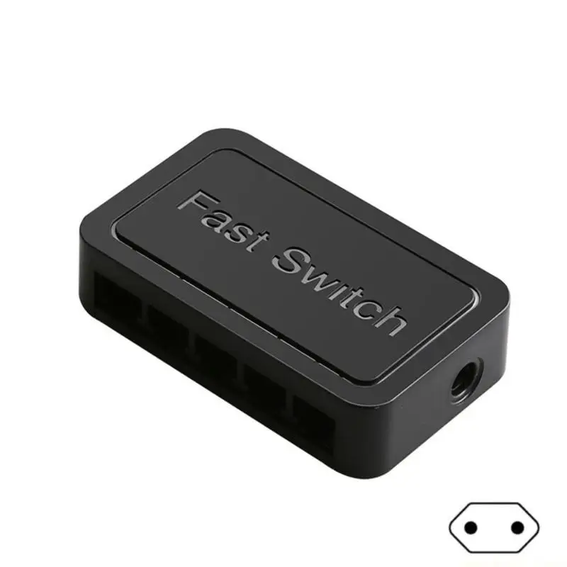 Gigabit Switcher 5 Port 10/100/1000Mbps Networks Ethernet RJ45 Hub Gigabit Ethernet Switcher Desktop Ethernet Splitter
