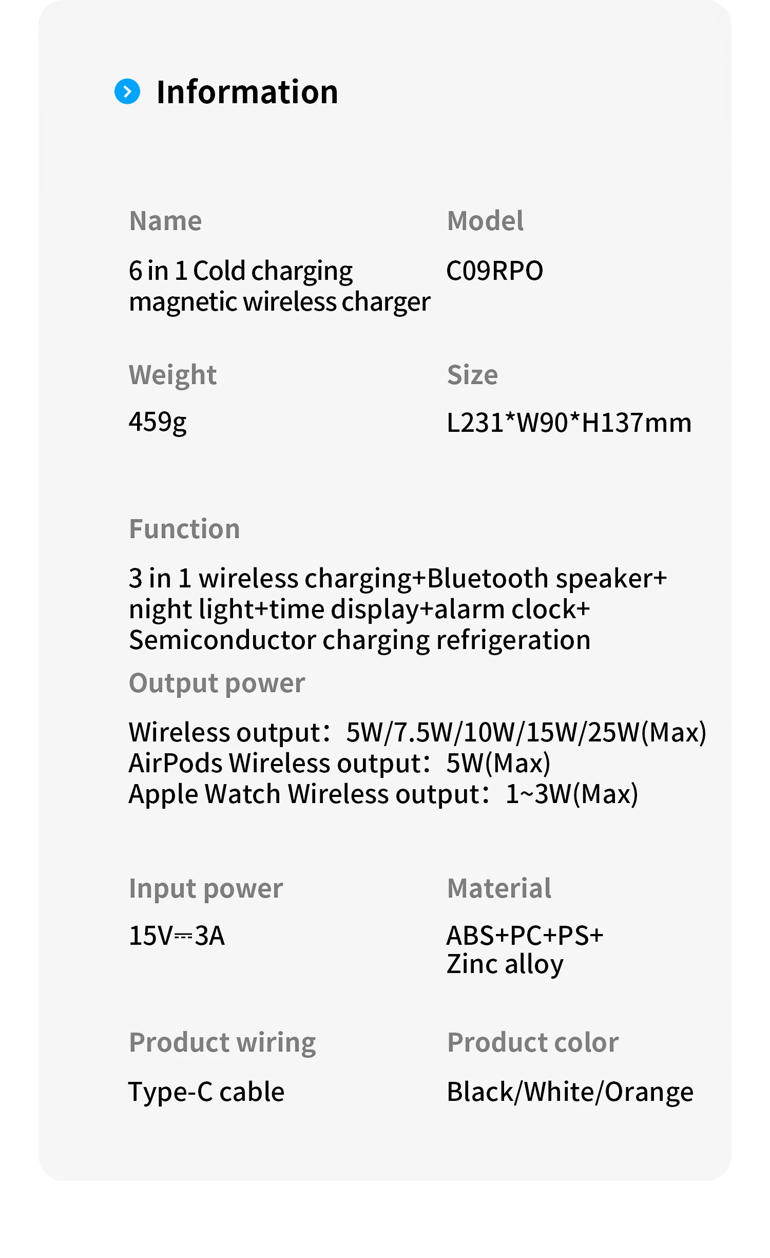 Qi2 25W ICE-Kühlung Magnetisches Kabelloses Ladegerät Bluetooth-Lautsprecher für iPhone 17 Samsung S26 Apple Galaxy Watch 2-8 Schnelles Laden – Detail 18