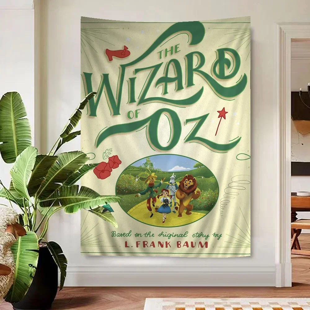 The W-Wizard of O-Oz Hippie Wall Hanging Tapestries for Living Room Home Dorm Decor Art Home Decor