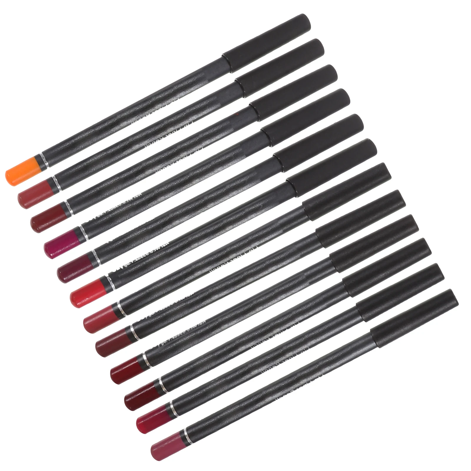 12 個のメイクアップリップライナーペンシルセットソフトで正確な防水めまいしないフルリップルック美容リップ整形ツールメイクアップ用品
