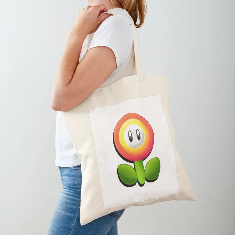 

Fire Flower Tote Bag Shopper bag Portable shopping bag Women's tote Canvas for women
