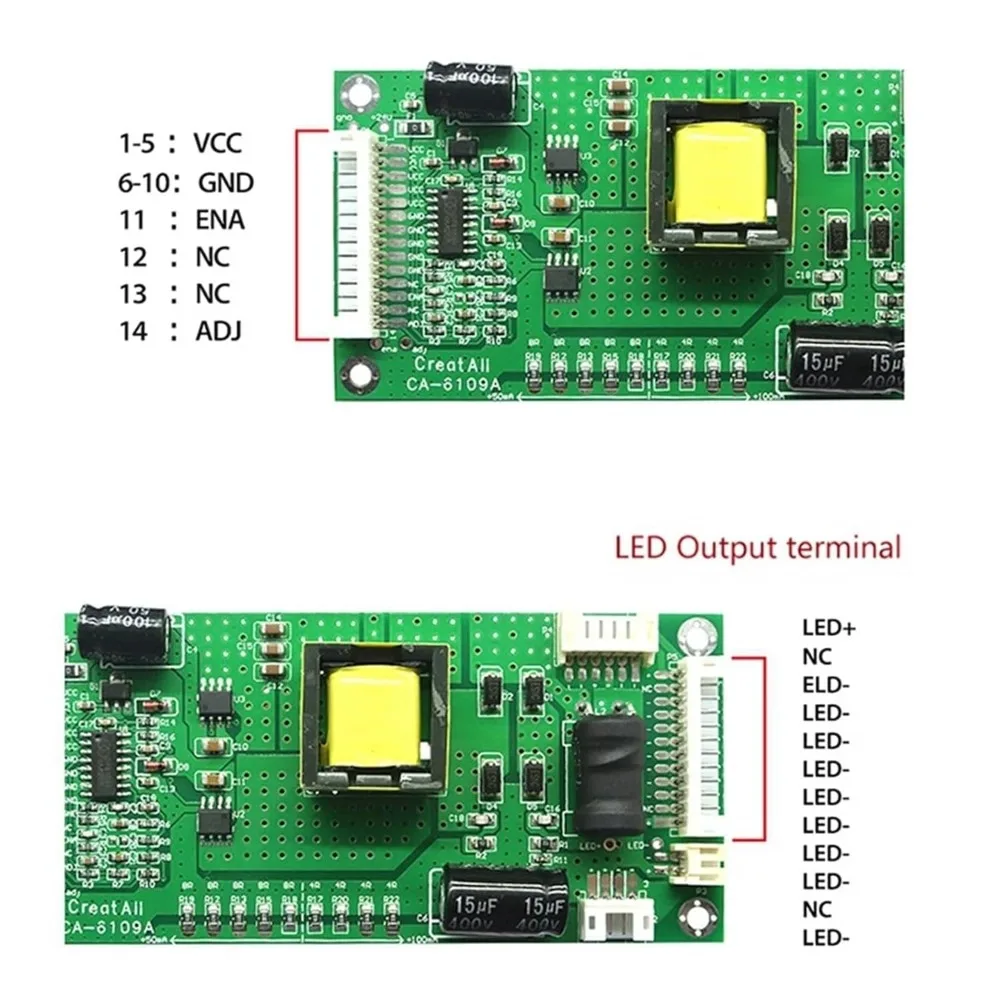 10X 10-65 pulgadas LED retroiluminación LCD TV Universal Boost controlador de corriente constante convertidores de placa adaptador de refuerzo de puente completo