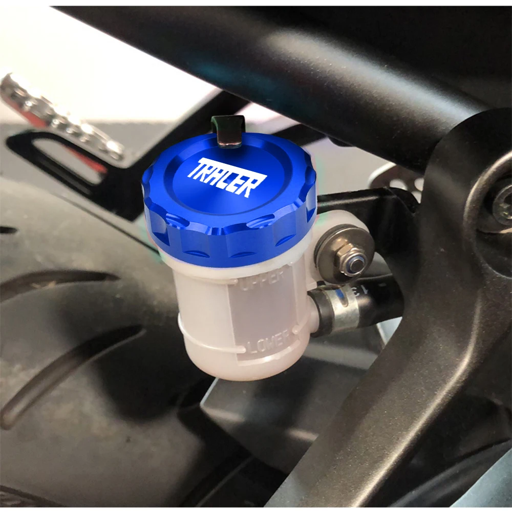 2024 2023 For Yamaha mt 07 MT07 MT09 Tracer 700 900 gt tracer9/7/gt 2021 2022 Aluminum Oil Cap Rear Brake Fluid Reservoir Cover