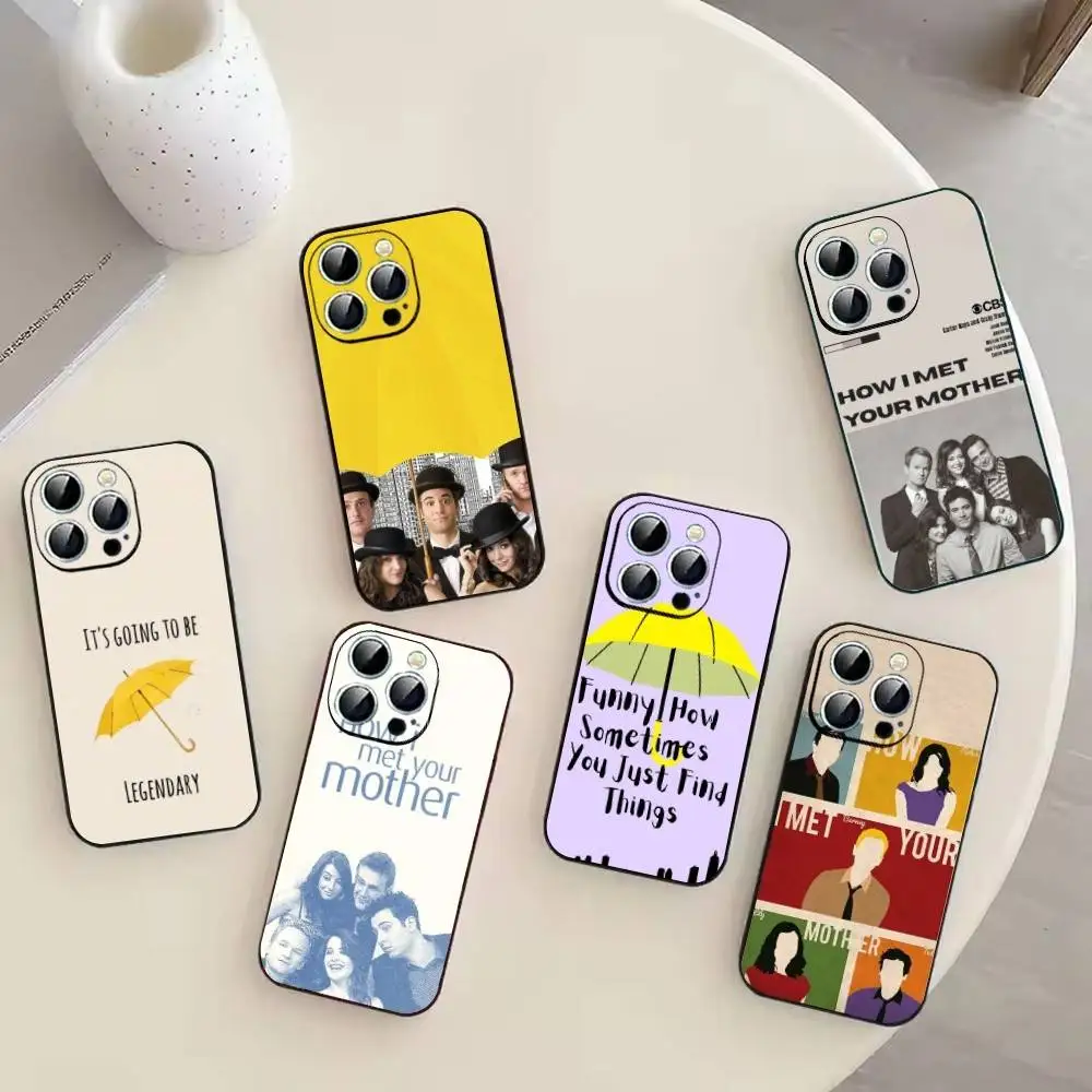 H-How I Met Your Mother Himym Phone Case For iPhone 17, 16,15,14,13,12,11 Plus,Pro Max, Others Soft Black Cover