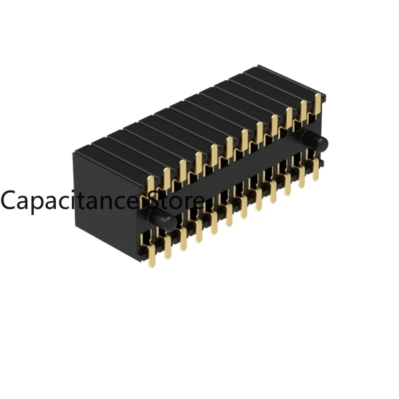 

10PCS 1.27mm female connector H5.70 double row SMD with/without post