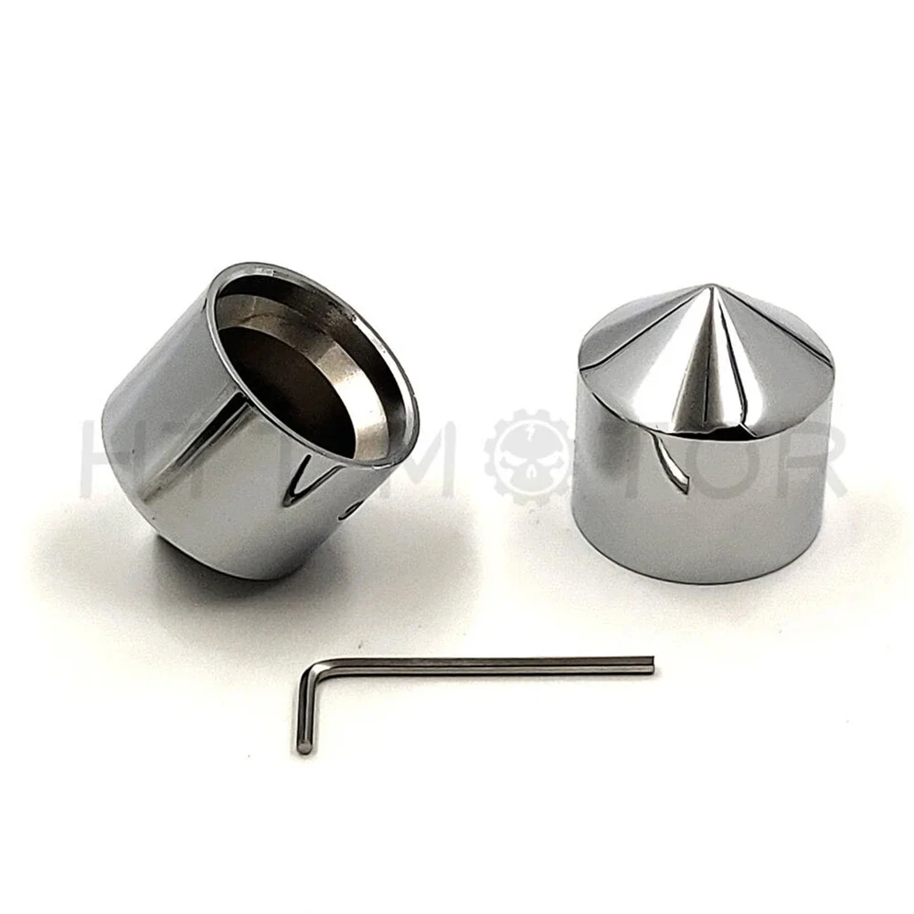 

28Mm Front Axle Nut Covers For Harley Davidson Choppers Honda Suzuki Kawasaki Yamaha Motorcycle Parts