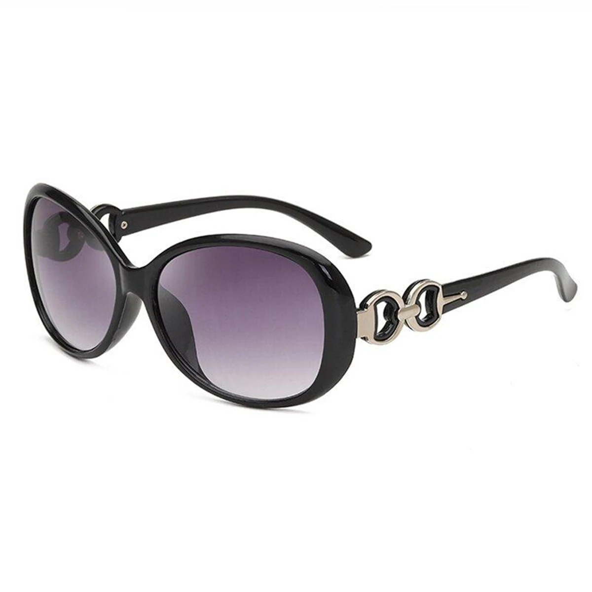 Neue Mode Sonnenbrillen Trend Große Rahmen Sonnenbrille Frauen Farbverlauf Straße Foto Gläser – Detail 8